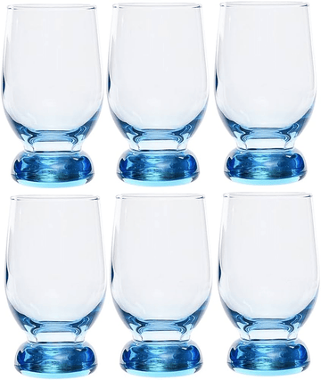 Pasabahce - Aquatic Highball Glass set 6 Pieces - 220ml - Blue - Glass