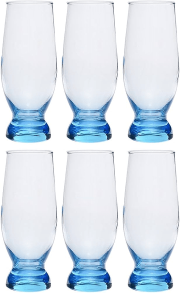 Pasabahce - Aquatic Highball Glass set 6 Pieces - 370ml - Blue - Glass