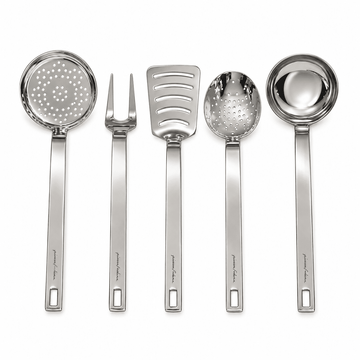 Mepra - Stile Serving Set 5 Pcs - Silver