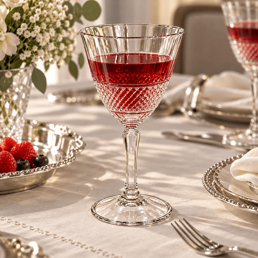 RCR - Brilliante Goblet Set 6 Pcs - 230 ml - Silver
