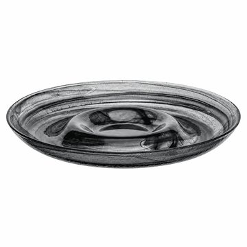 ArdaCam - Estonia Chip & Dip Plate - 27x3.5 cm - Alabaster Black