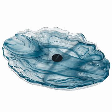 ArdaCam - Mabel Oval Plate - 30x22 cm - Petroleum