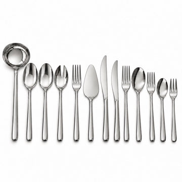 EME - Griffe Cutlery Set 90 Pcs - Stainless Steel 18/10 - Silver