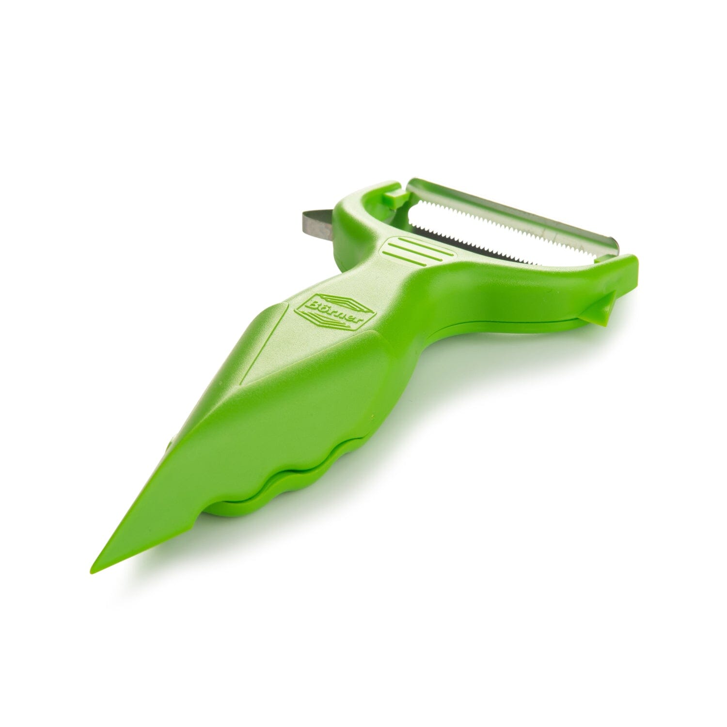 Borner - Garnish Peeler 6 in 1 with Rasp - Green