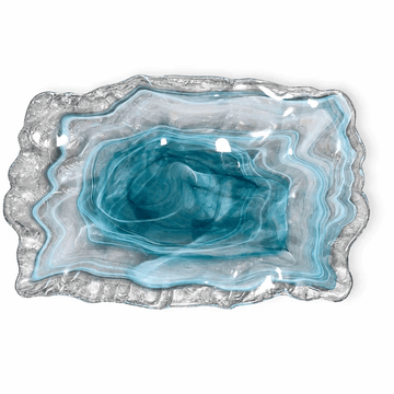ArdaCam - Lava Rectangular Plate - 29x17 cm - Petroleum