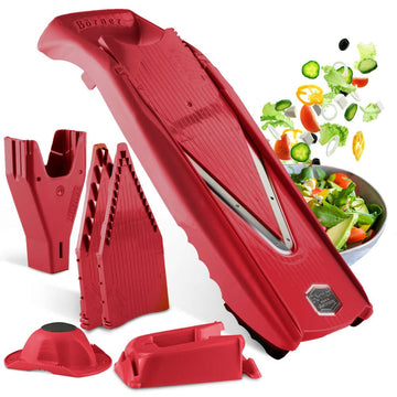 Borner - Vegetable Chopper - 5Pieces - Red