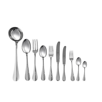 Mepra Cutlery Set 87 Pieces - Stainless Steel - Silver - Wooden Box - 100002006