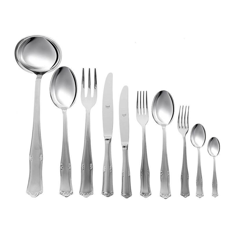 Mepra - Cutlery Set 87 Pieces - Stainless Steel - Silver - Wooden Box - 100002030