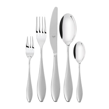Mepra - Daily Use Cutlery Set 30 Pieces - Stainless Steel 18/10 - Wooden Box - 100002070