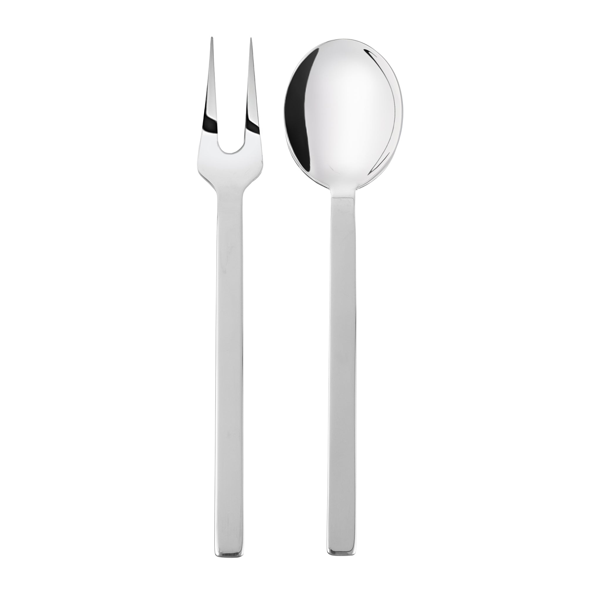 Mepra - Serving Spoon & Fork Set 2 Pieces - Stainless Steel - 100002147