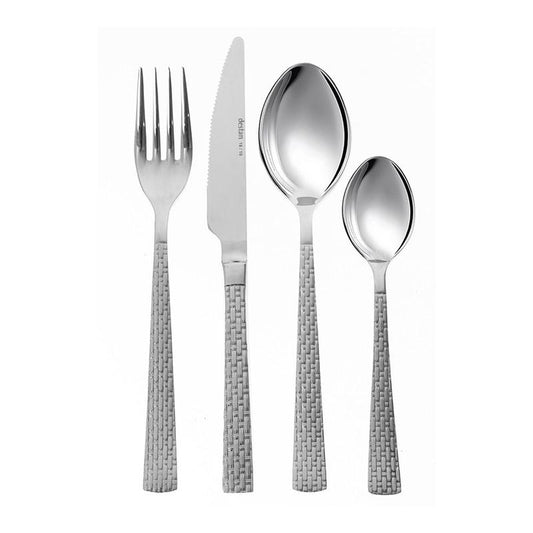 Destan Daily use Set 24 Pcs - Stainless Steel - Silver - 1000023