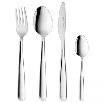 مجموعة أدوات المائدة للاستخدام اليومي من بيرجوف - 25 قطعة - فضي - 100002508