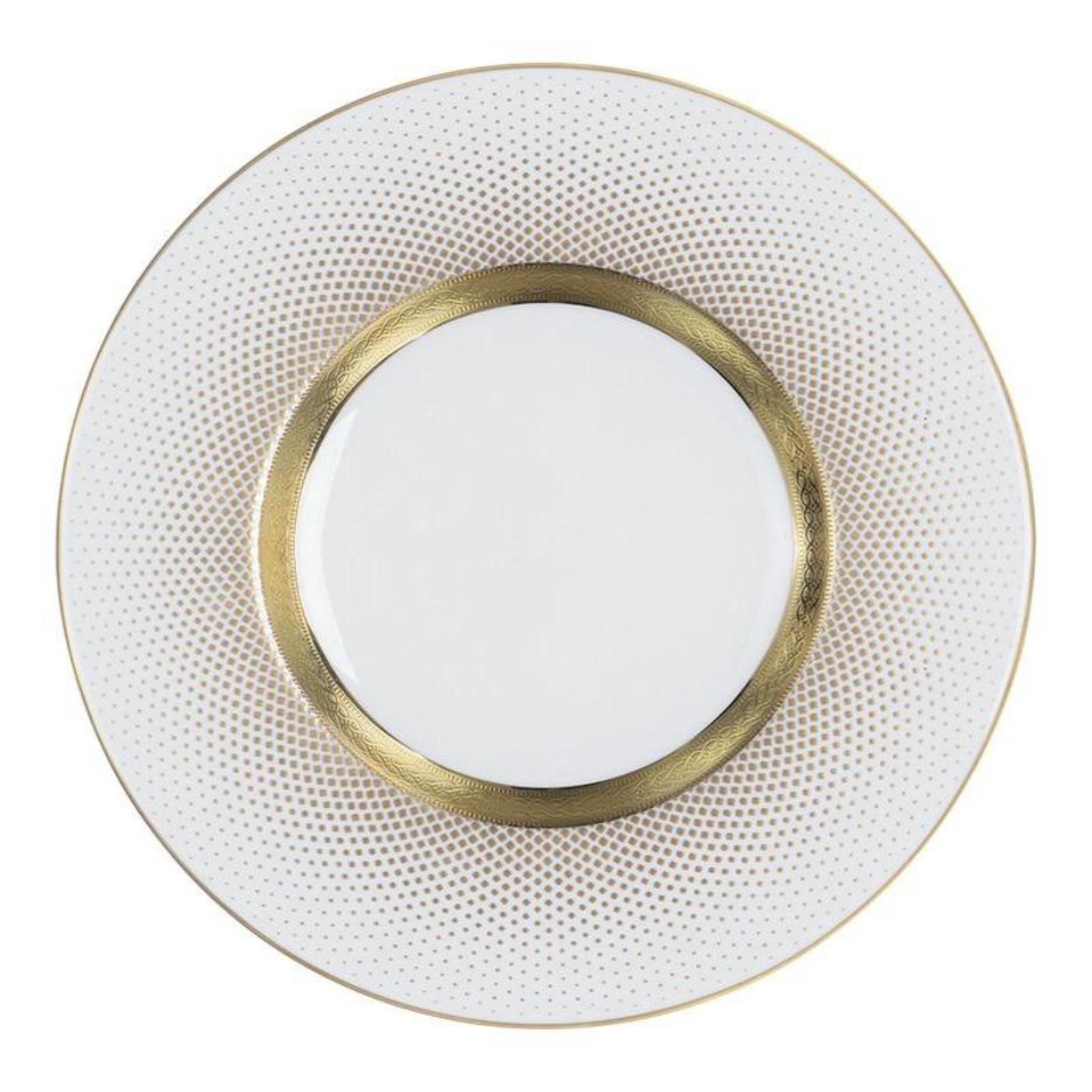 Falkenporzellan Dinner Set 112pcs - Porcelain - White & Gold - 1300012