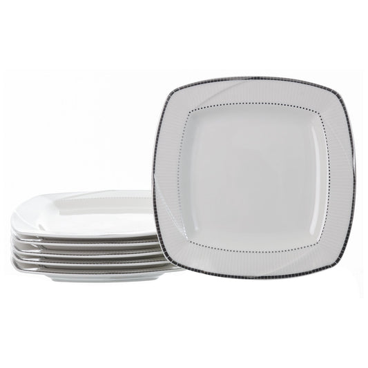 RAK - Dinner Set 69 Pieces - Porcelain - Silver - 130001206