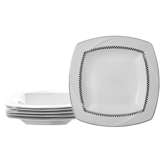 RAK - Dinner Set 69 Pieces - Porcelain - Silver - 130001210