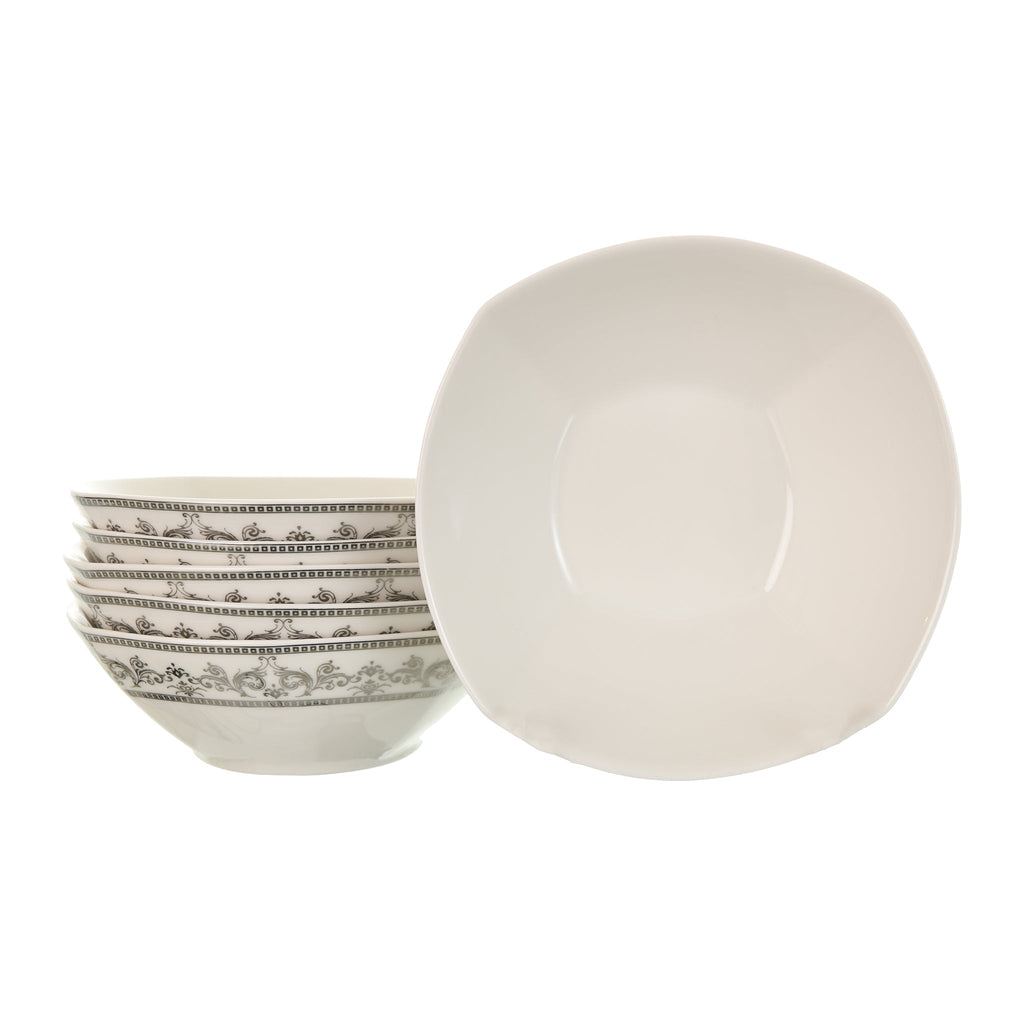 RAK Dinner Set 69 Pieces Porcelain Silver 130001214 Sheffield