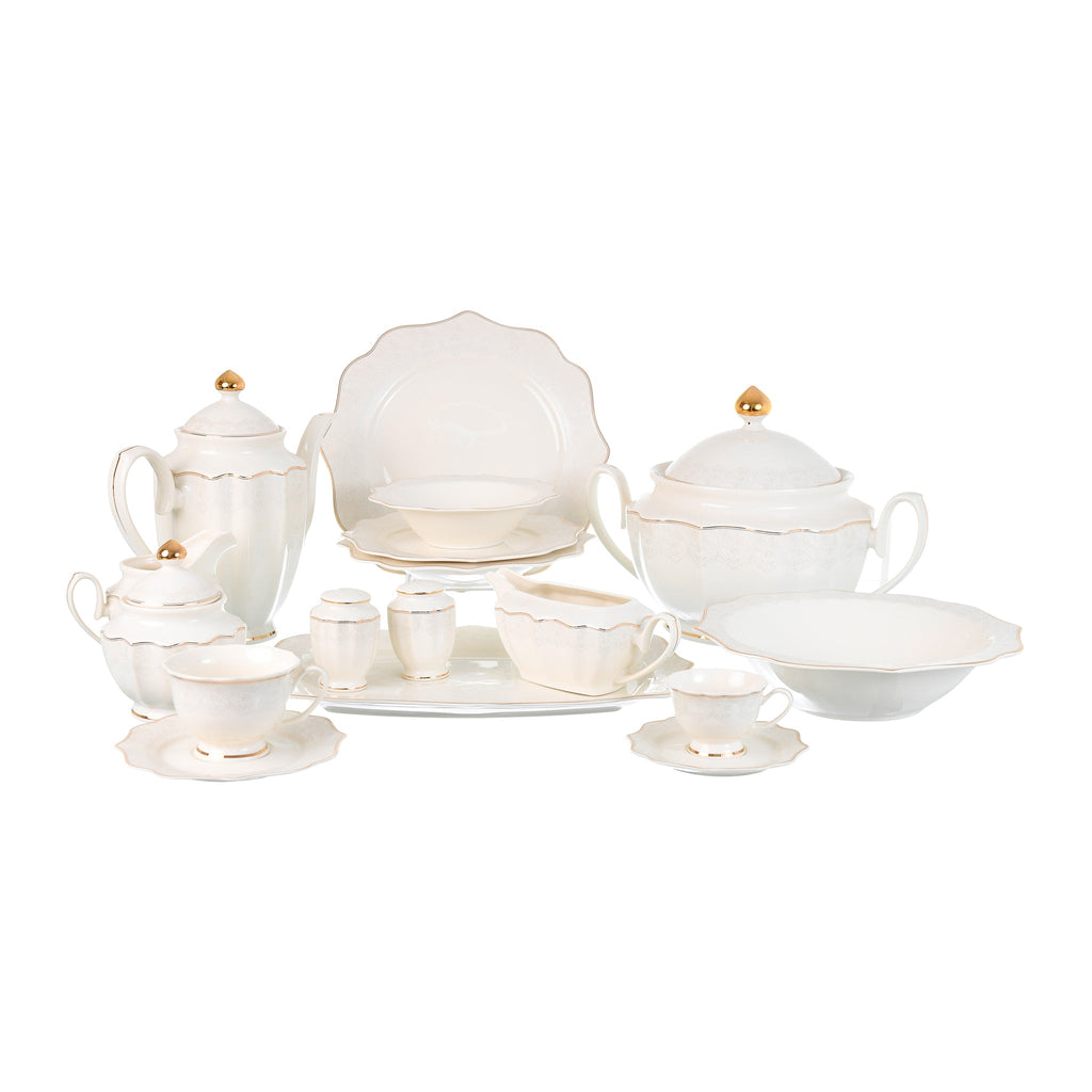 Paragon - Daily Use Dinner Set -Porcelain - Gold - 130003504