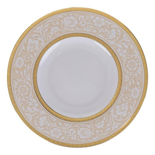 Falkenporzellan Dinner Set 112pcs - Porcelain - Beige & Gold - 13000361