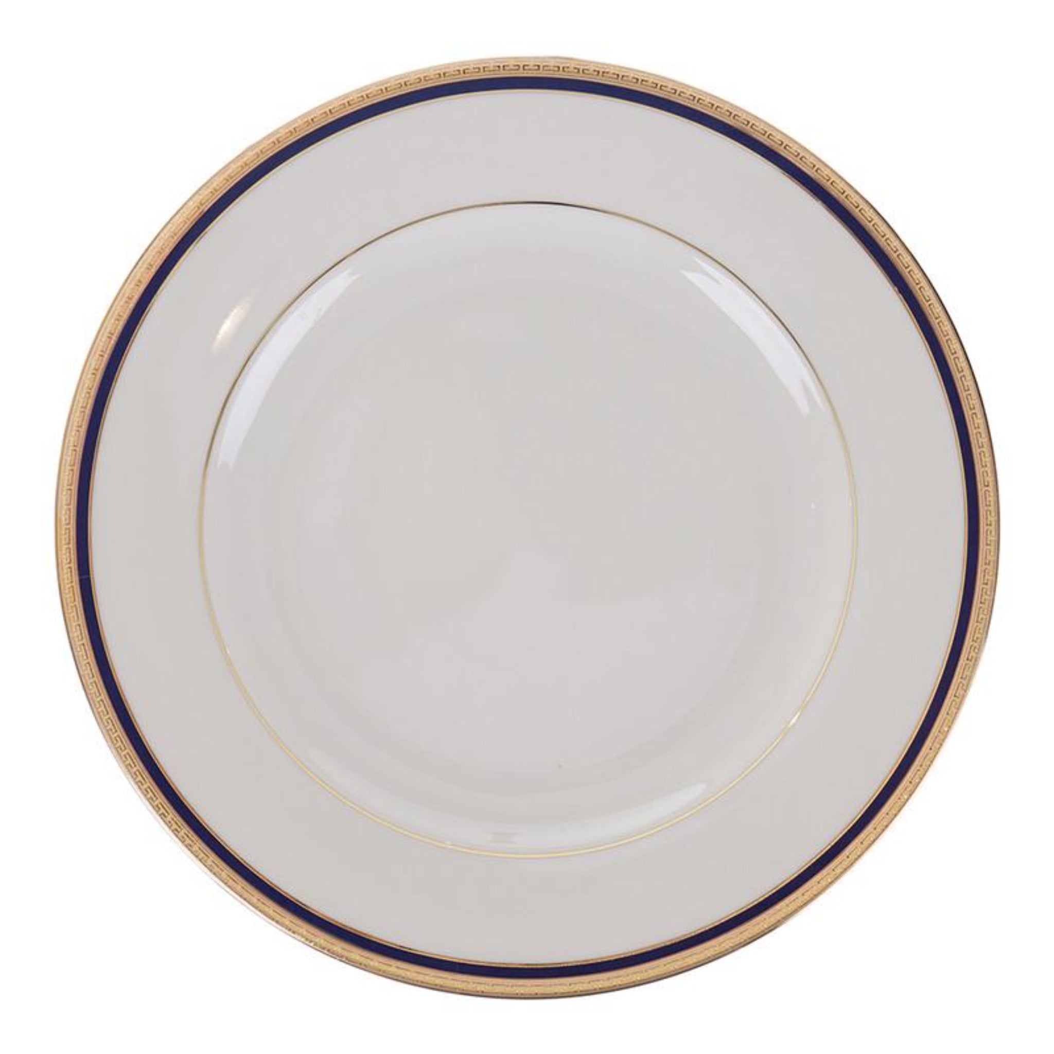 Falkenporzellan Dinner Set 112pcs - Porcelain - Blue & Gold - 1300040