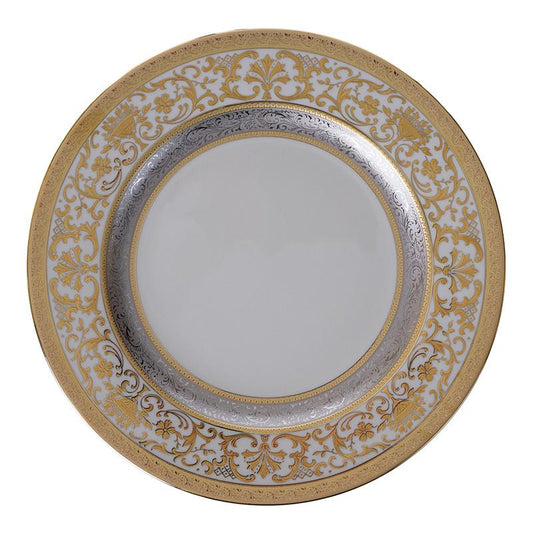 Falkenporzellan Dinner Set 112pcs - Porcelain - Silver & Gold - 1300073