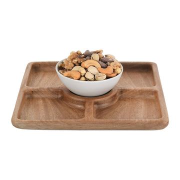 Senzo - Squared Hors D'oeuvre 5 Parts With Bowl - 5900028
