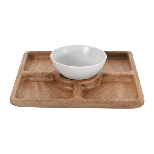 Senzo - Squared Hors D'oeuvre 5 Parts With Bowl - 5900028
