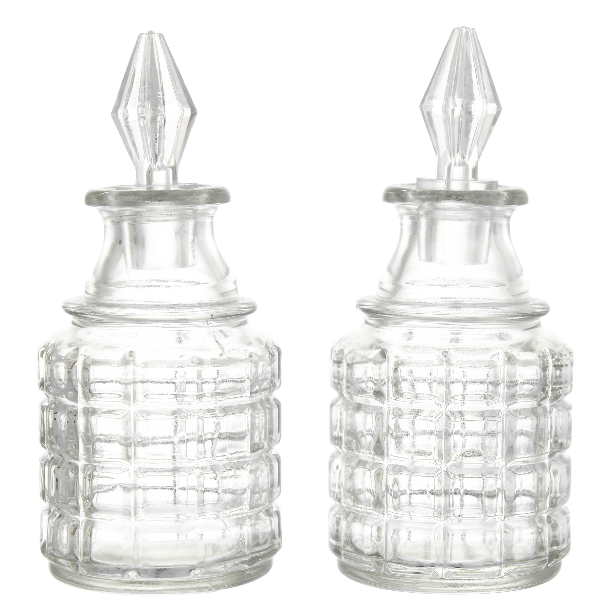 Queen Anne Revolving Cruet Set 5 Pieces with Stand Silver Plated M