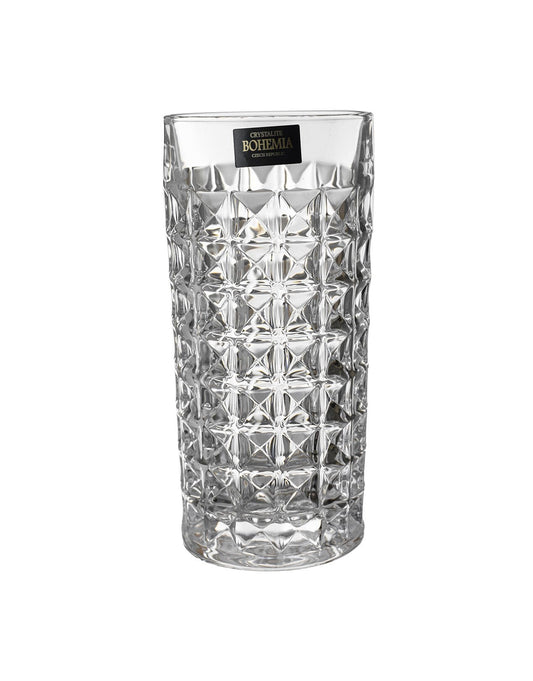 Bohemia Crystal - Highball & Tumbler Glass Set 12 Pieces - 260ml & 230ml