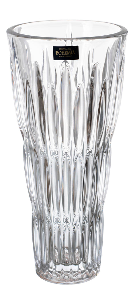 Bohemia Crystal - Cylindrical Crystal Vase - 23 cm - 2700010156