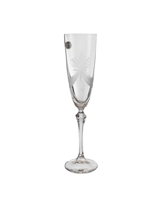 Bohemia Crystal - Flute Glass Set 6 Pieces - 150ml - 2700010169