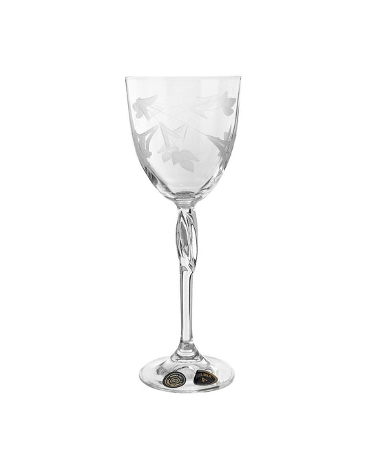 Bohemia Crystal - Goblet Glass Set 6 Pieces - 200ml - 2700010172