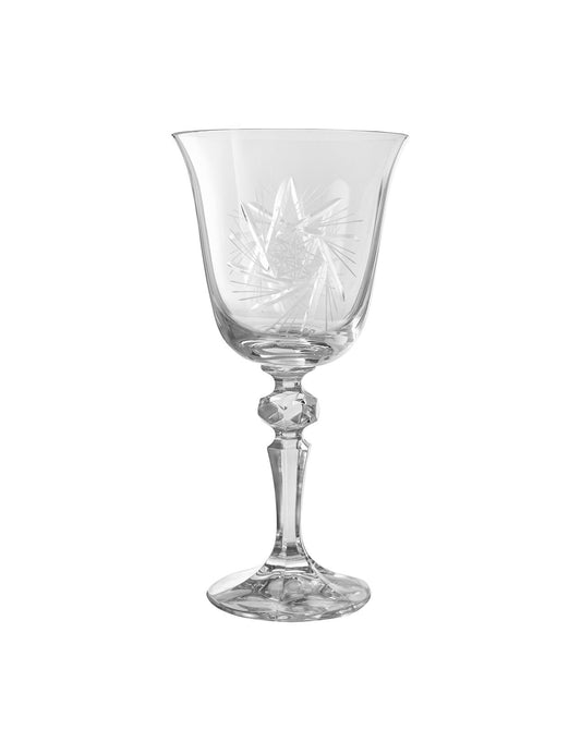 Bohemia Crystal - Goblet Glass Set 6 Pieces - 220ml - 2700010192