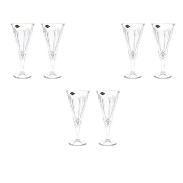 بوهيميا كريستال - طقم أكواب 6 قطع زجاج 250 مل - 2700010792