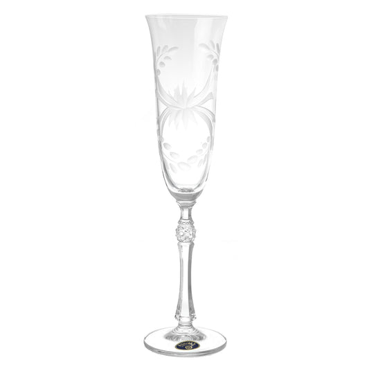 Bohemia Crystal - Flute Glass Set 6 Pieces - 150ml - 2700010846
