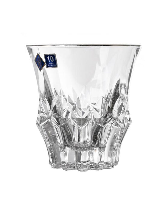 Bohemia Crystal - Tumbler Glass Set 6 Pieces - Gold - 320ml - 2700015