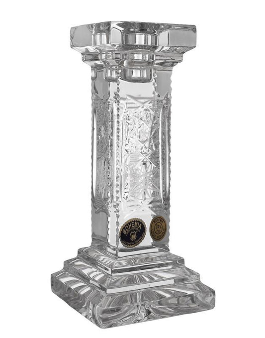 Squared Bohemia Crystal Hand Cut Candle Holder - 270002176