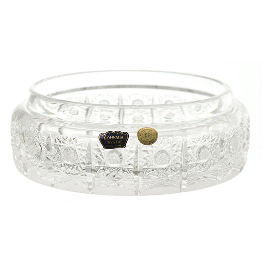 Bohemia Crystal - Crystal Box With Floral Design - Gold - 14 cm - 270004005