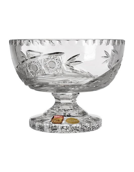 Bohemia Crystal - Round Crystal Box with Cover and Base - 270005529