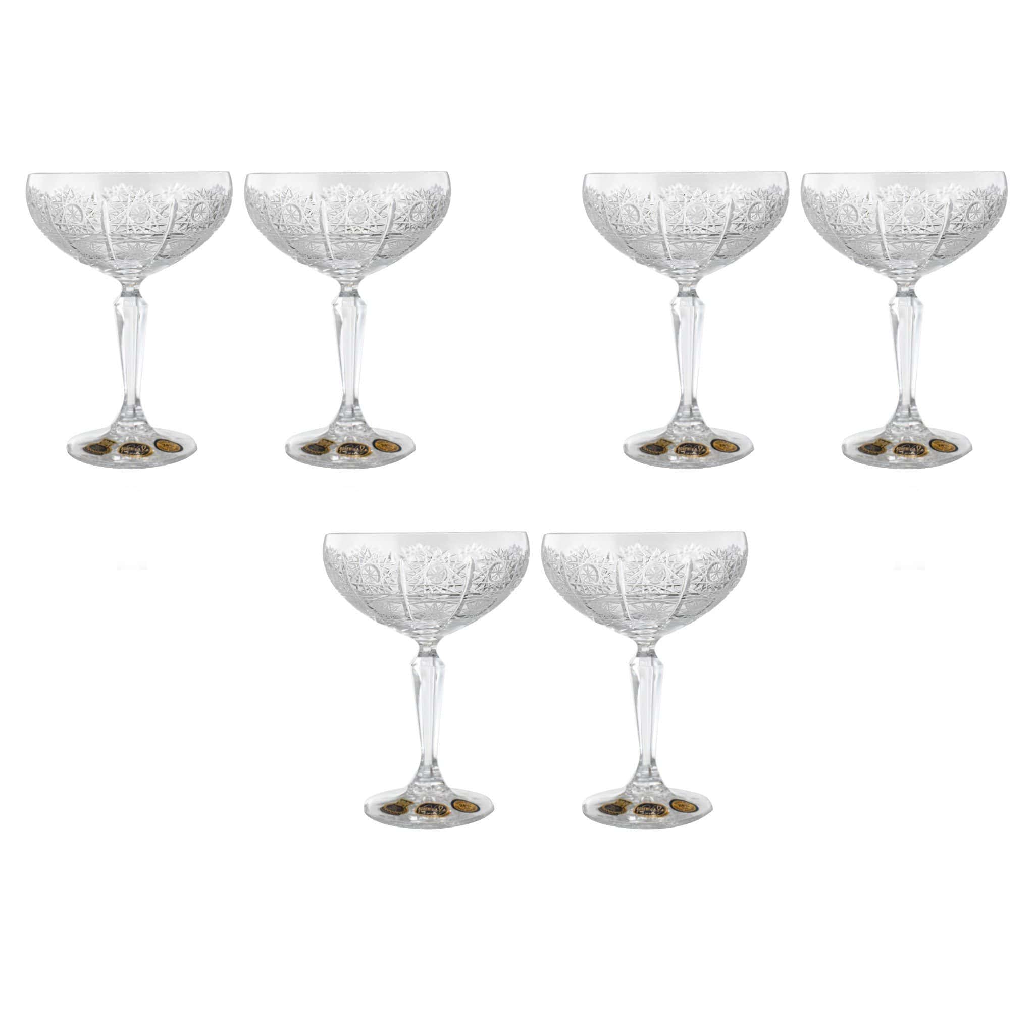 Bohemia Crystal - Cocktail Glass Set 6 Pieces - 180ml - 270008083