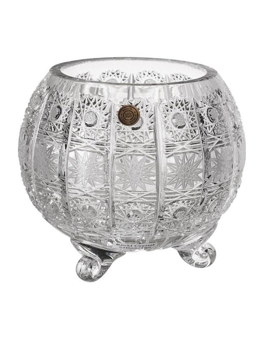 Bohemia Crystal - Round Crystal Box with Cover & 3 Bases - 270008097