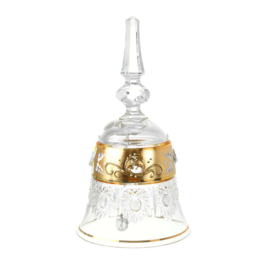 Bohemia Crystal - Crystal Bell - Gold - 17cm - 270009021