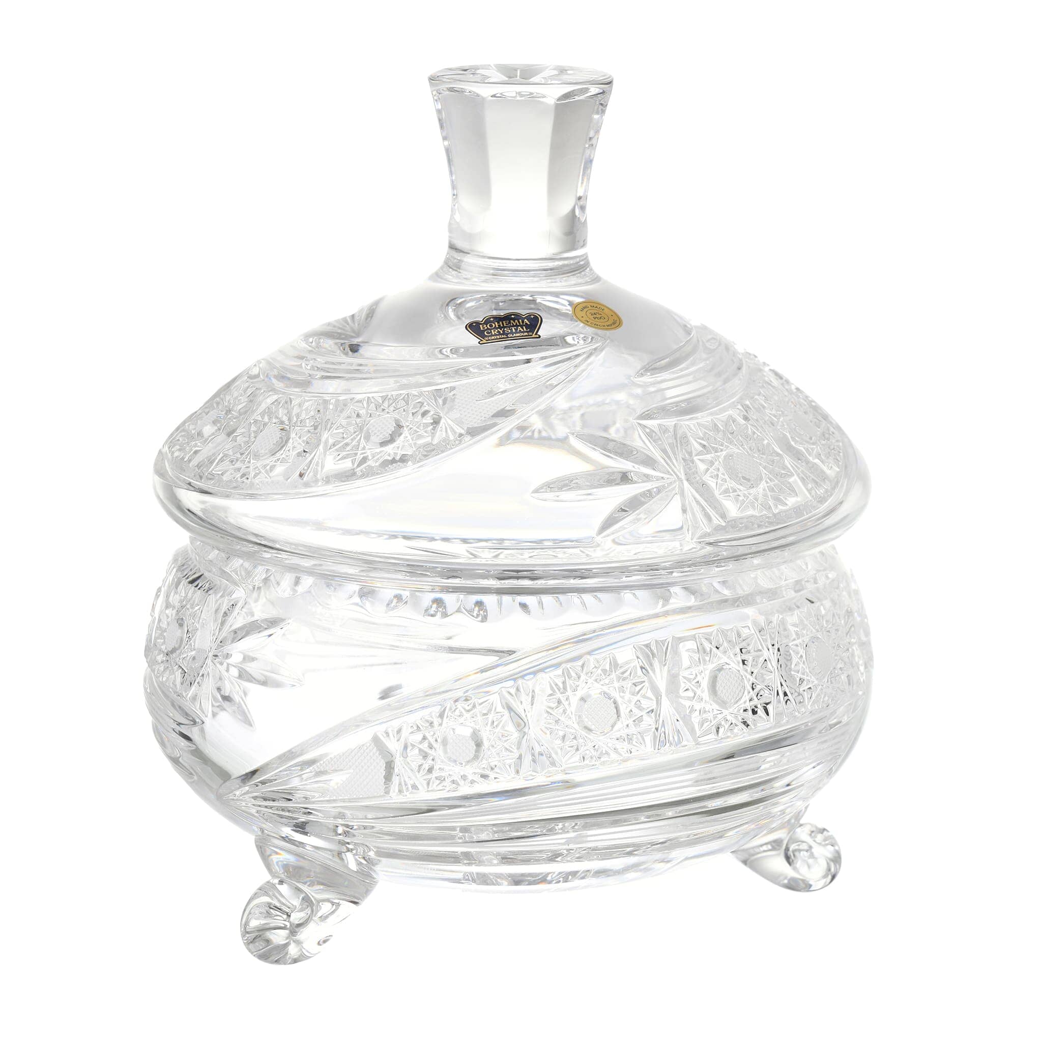 Bohemia Crystal - Crystal Box With Cover & 3 Legs - 270009231