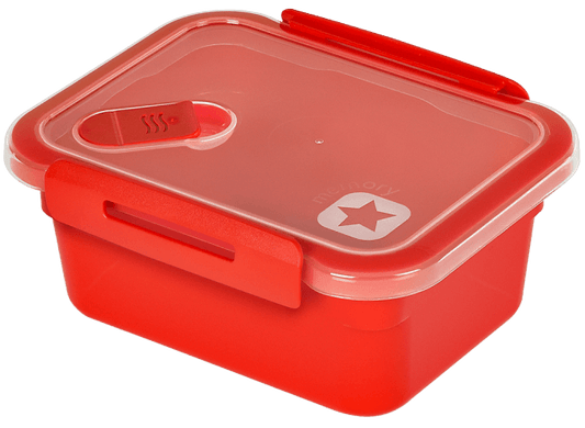 Rotho - Memory Microwave Container - Red - Plastic - 0.6 Lit - 52000278