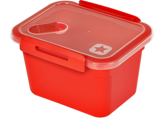 Rotho - Memory Microwave Container - Red - Plastic - 0.85 Lit - 52000279