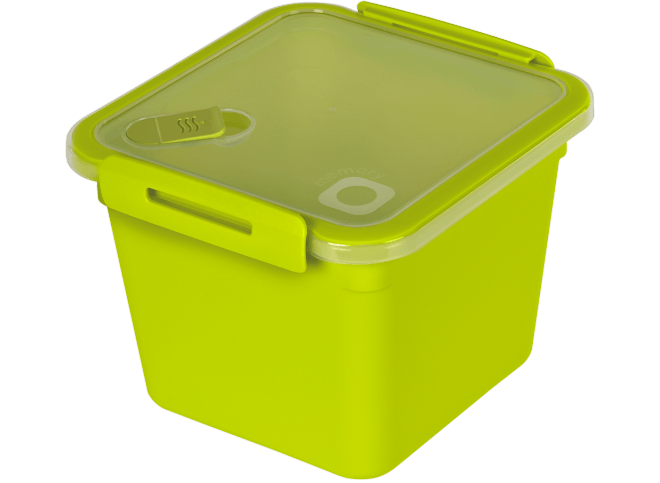 Rotho - Memory Microwave Container - Green - Plastic - 1.6 Lit - 52000282