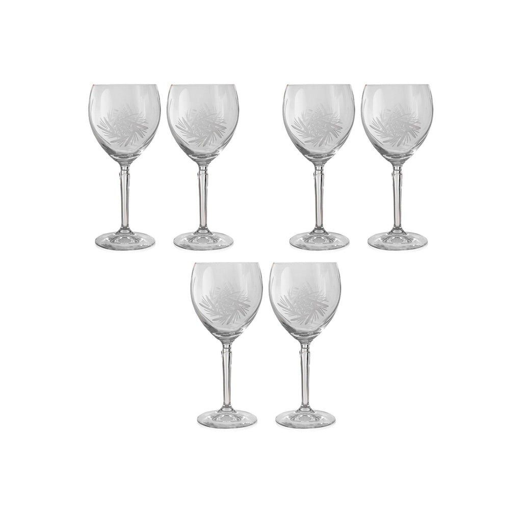 Bohemia Crystal - Goblet Glass Set 6 Pieces - 220ml - 2700010198