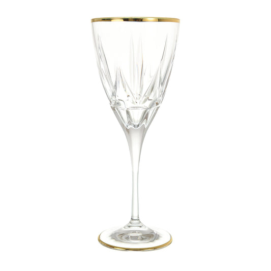 RCR Italy - Goblet Glass Set 6 Pieces - Gold - 280ml - 380003127