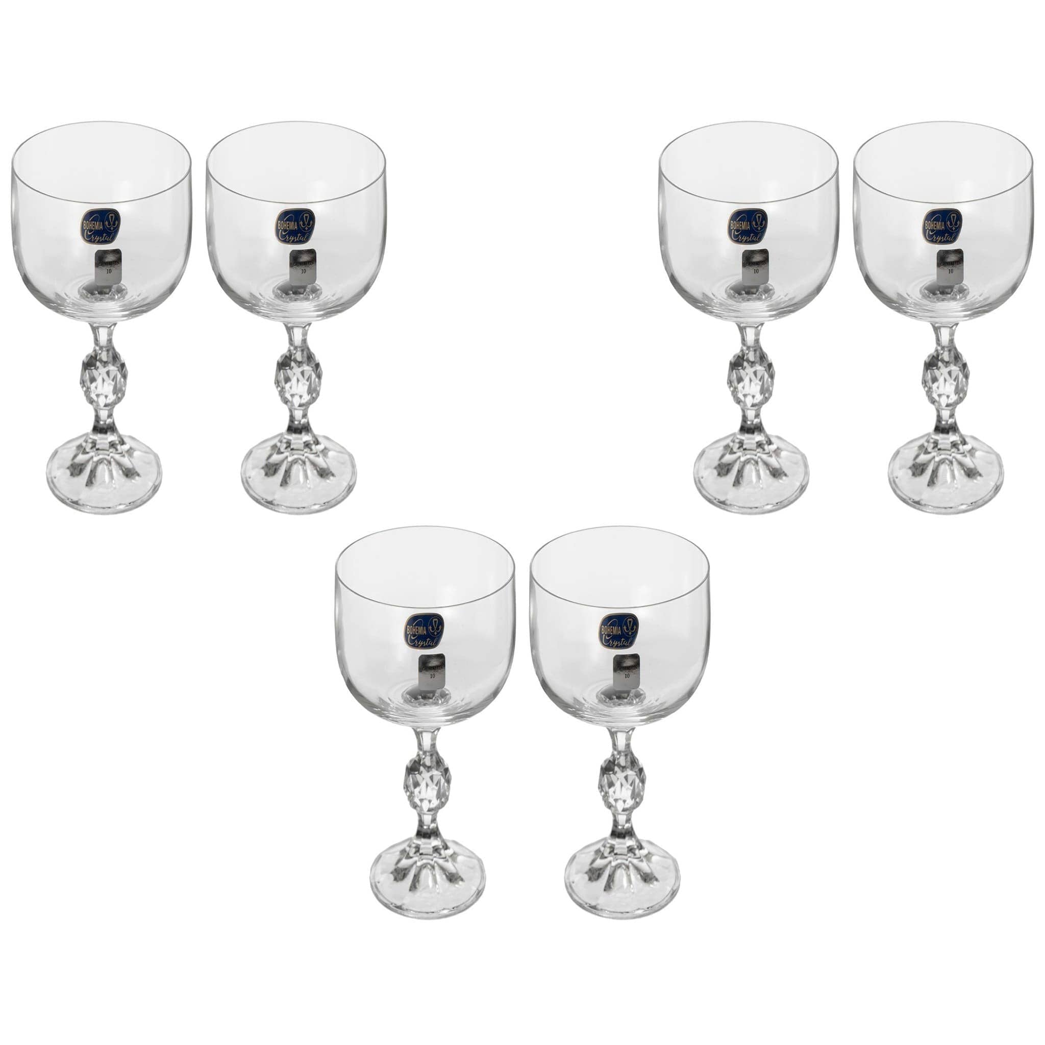 Bohemia Crystal Cocktail Glass Set 6 Pieces 200ml 3900010028