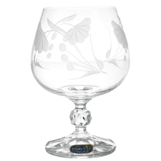 Bohemia Crystal - Brandy Glass Set 6 Pieces - 200ml - 39000735