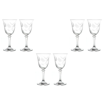 Bohemia Crystal - Goblet Glass Set 6 Pieces - 185ml - 39000761